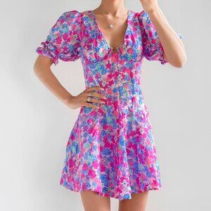 For Love & Lemons Angie Mini Dress Size XS NWT